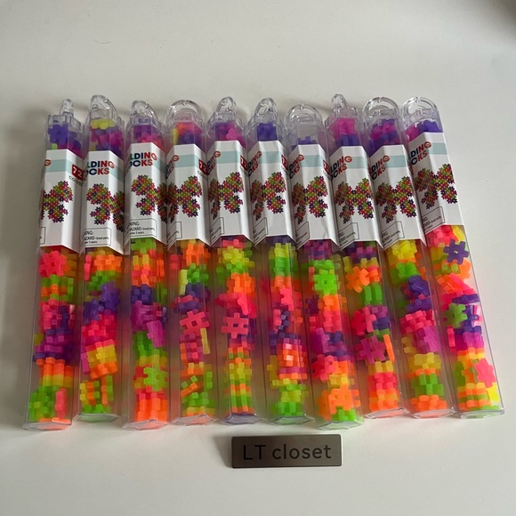 Lot of 10, Target & Bullseye Playground. Mini Hashtag Building Blocks - Picture 1 of 3